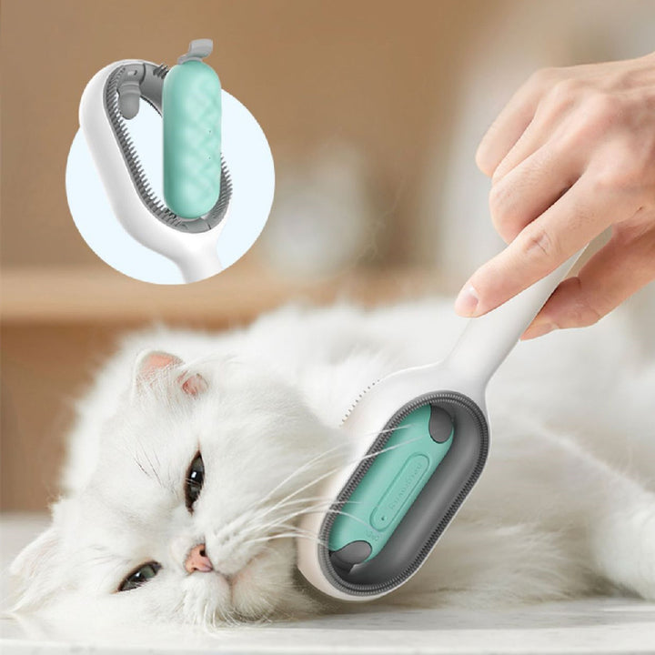 Pet Dematting Grooming Brush Floating Hair Removal Tool