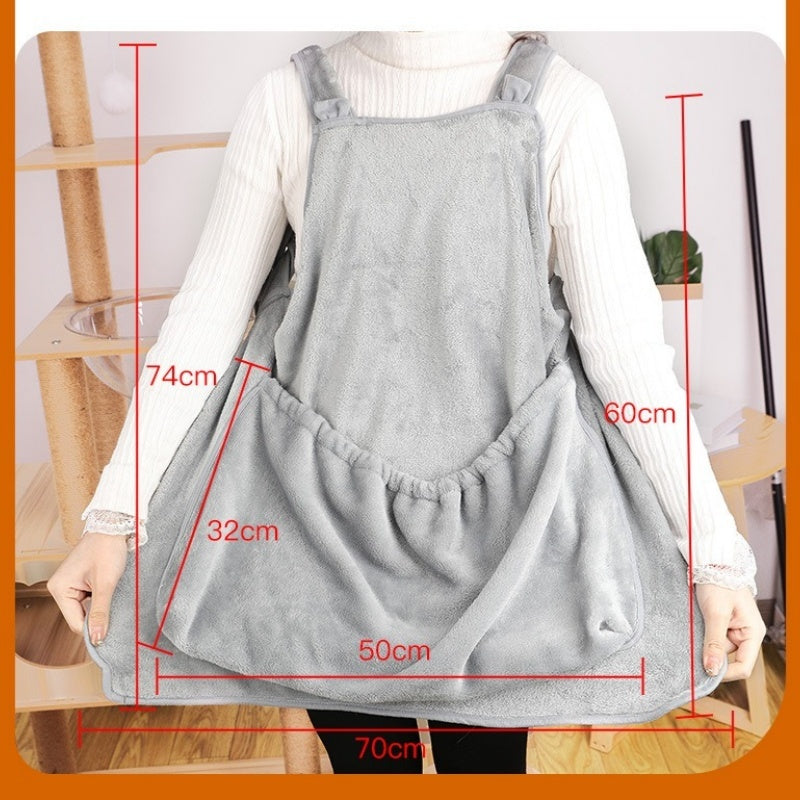 Plush Pet Chest Carrier Bag For Small Pets Travel