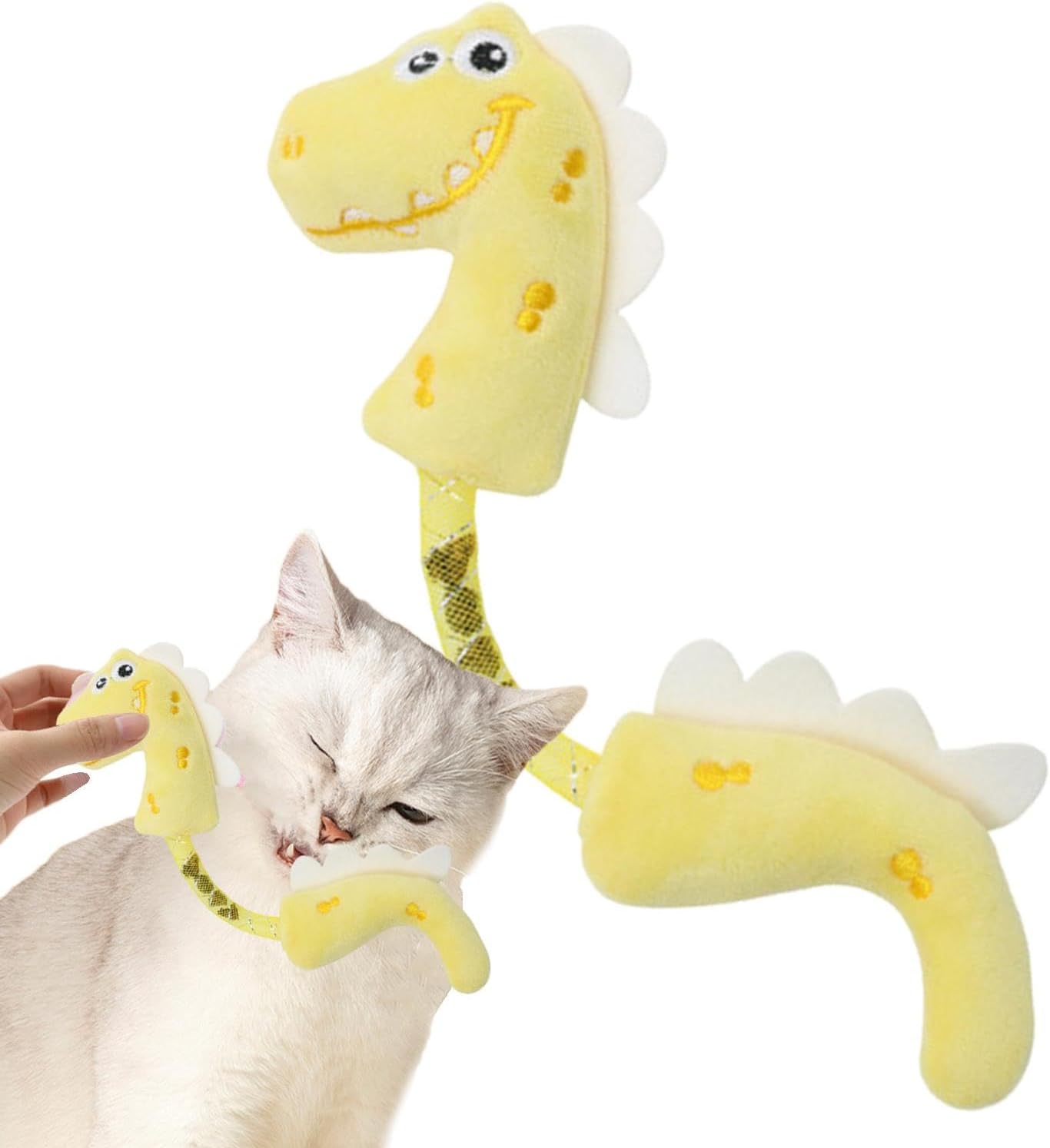 Interactive Pet Chew Toy Catnip Rope Teeth Cleaning Springs