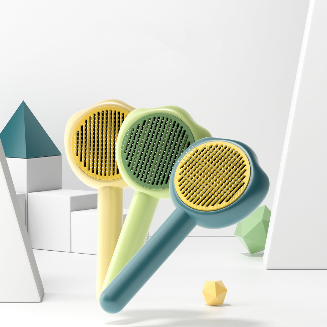 Pet Self Cleaning Grooming Needle Comb Hair Remover Tool